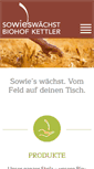Mobile Screenshot of biohof-kettler.at